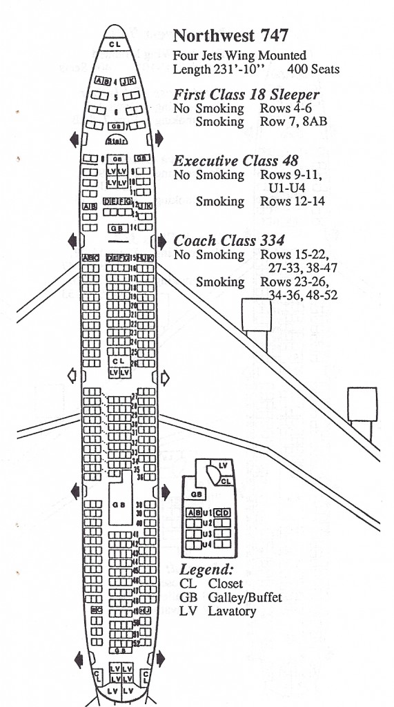 Qantas 747 Seating Chart
