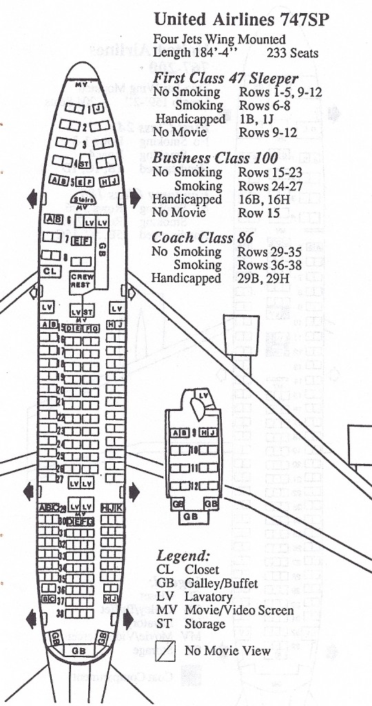 American Airlines 747 Seating Chart