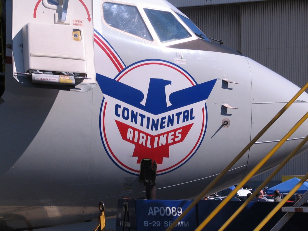 close-up of a plane