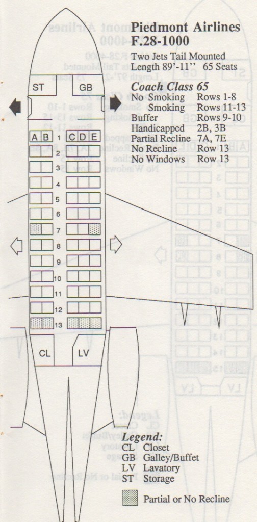 Horizon Air Seating Chart