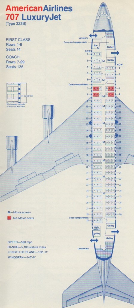 707 Seating Chart