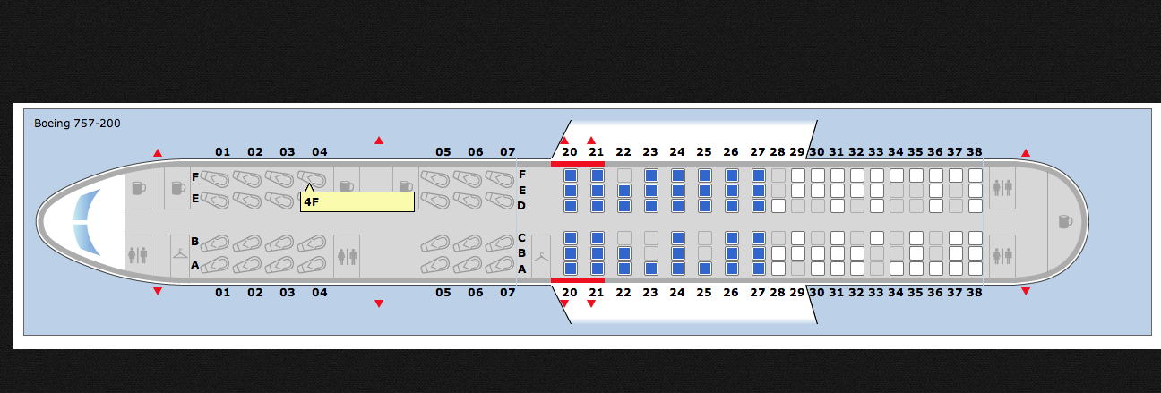 Us Airways 757 Seating Chart.