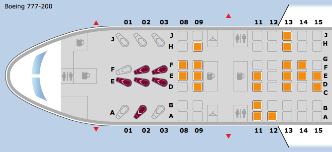 United 777 Seating Chart International