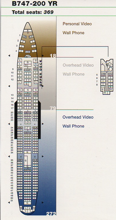 American Airlines Boeing 747 Seating Chart