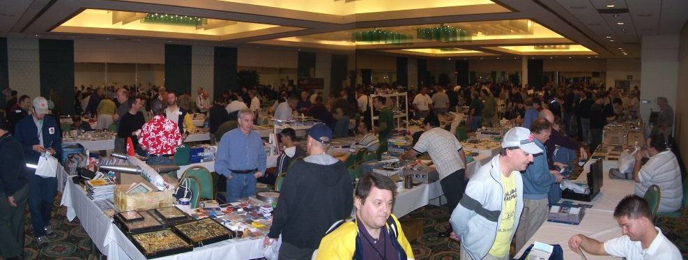 several people at a convention