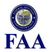 a logo of a federal aviation administration