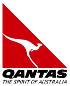 a red triangle with a kangaroo logo