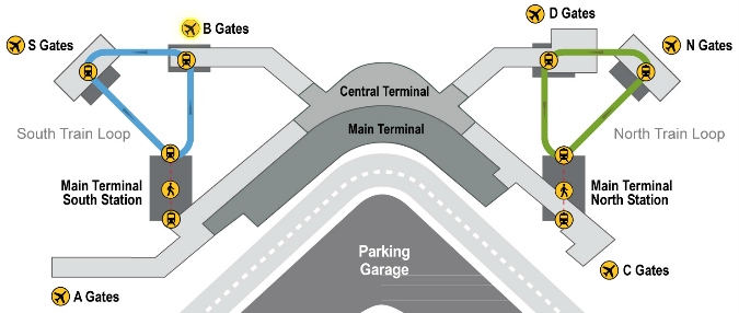 a diagram of a parking garage
