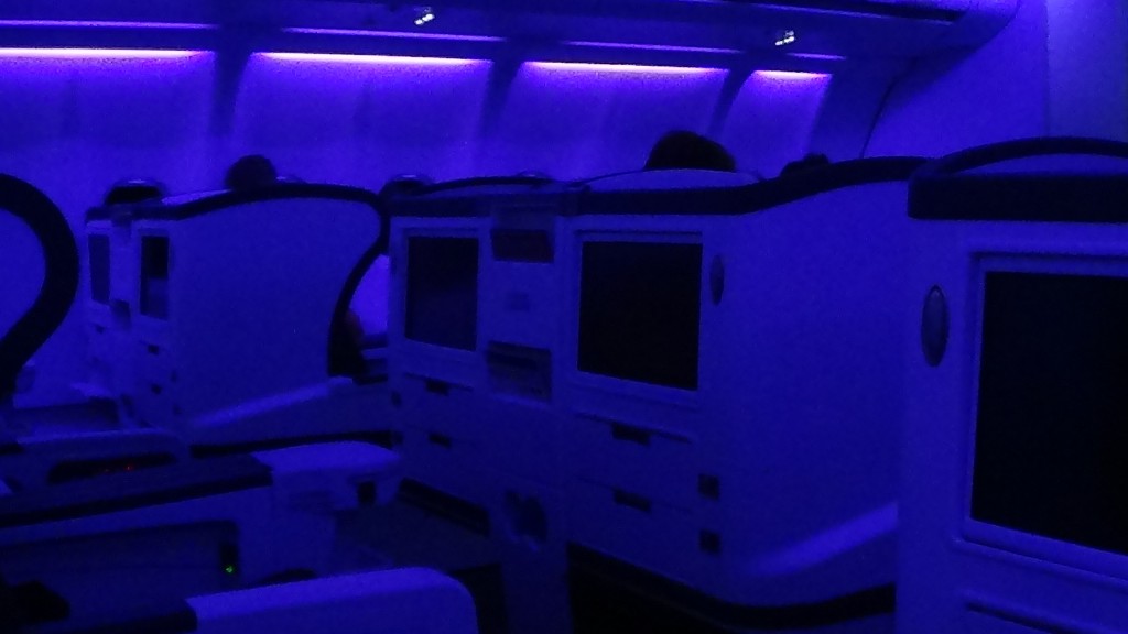 a row of seats in a plane