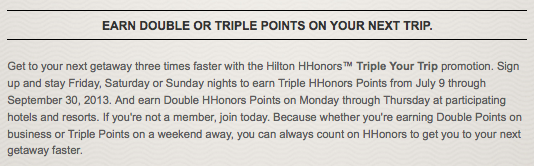 Hilton HHonors Promotion
