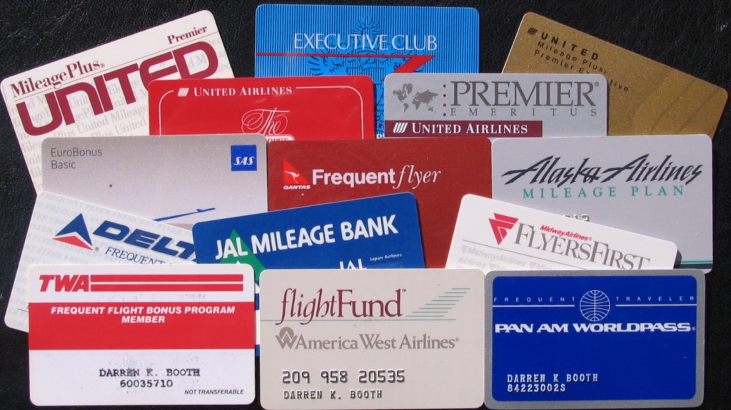 My frequent flier card collection