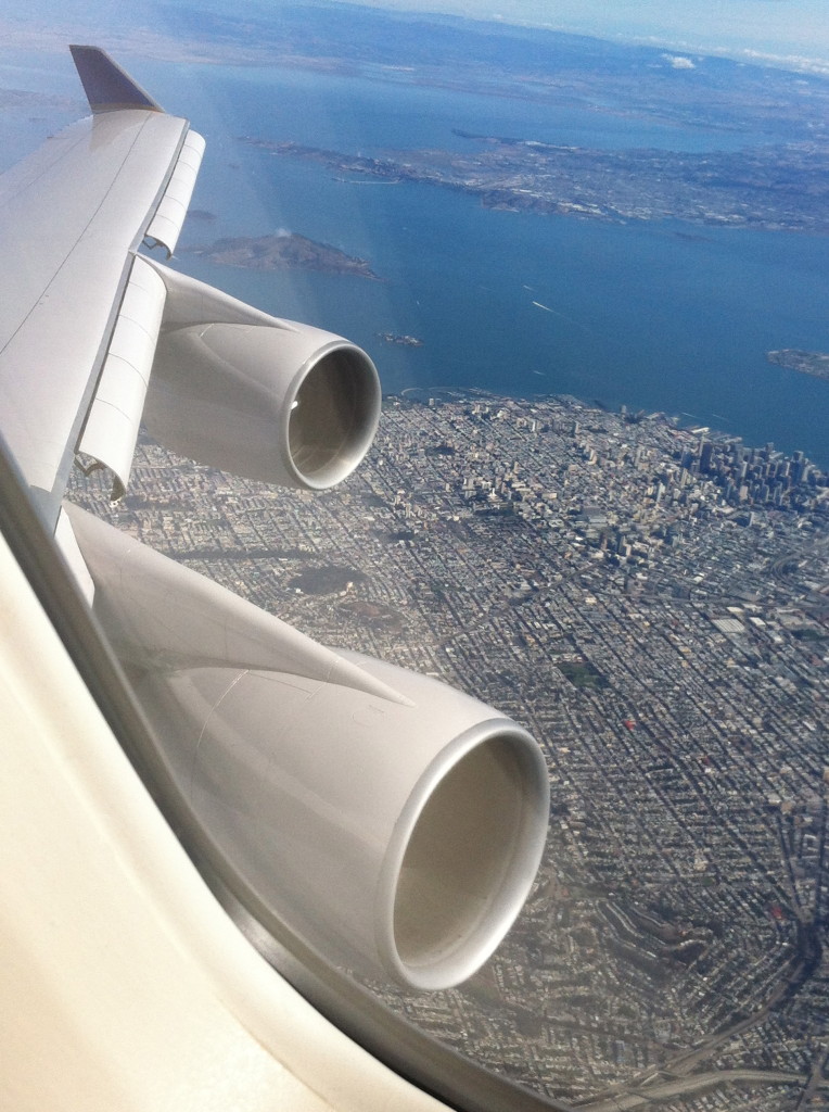 San Francisco from a United 744