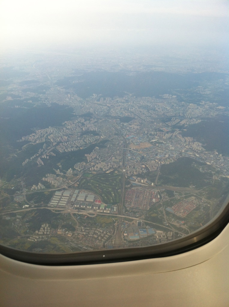 Departing Seoul