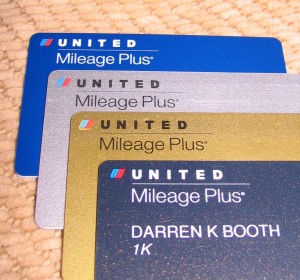 MileagePlus cards pre-2012